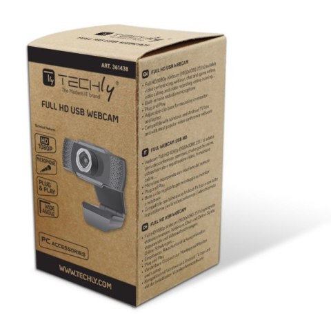 TECHLY KAMERA USB INTERNETOWA FULLHD 1080P Z MIKRO TECHLY KAMERA USB INTERNETOWA FULLHD 1080P Z MIKRO