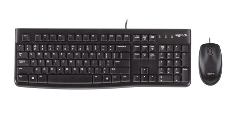 Zestaw klawiatura + mysz Logitech MK120 920-002562 (membranowa; USB 2.0; (US); kolor czarny; optyczna; 1000 DPI) Zestaw klawiatura + mysz Logitech MK120 920-002562 (membranowa; USB 2.0; (US); kolor czarny; optyczna; 1000 DPI)
