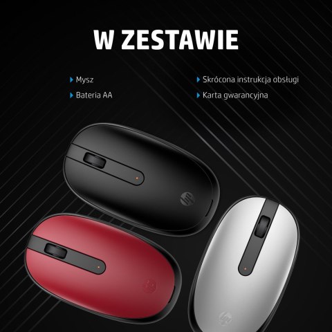 Mysz HP 240 Black Bluetooth Mouse bezprzewodowa czarna 3V0G9AA Mysz HP 240 Black Bluetooth Mouse bezprzewodowa czarna 3V0G9AA
