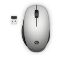 Mysz HP Dual Mode Wireless/Bluetooth Mouse Silver 300 bezprzewodowa srebrna 6CR72AA