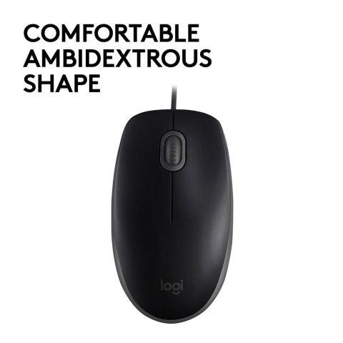 Mysz Logitech 910-005508 (optyczna; 1000 DPI; kolor czarny) Mysz Logitech 910-005508 (optyczna; 1000 DPI; kolor czarny)