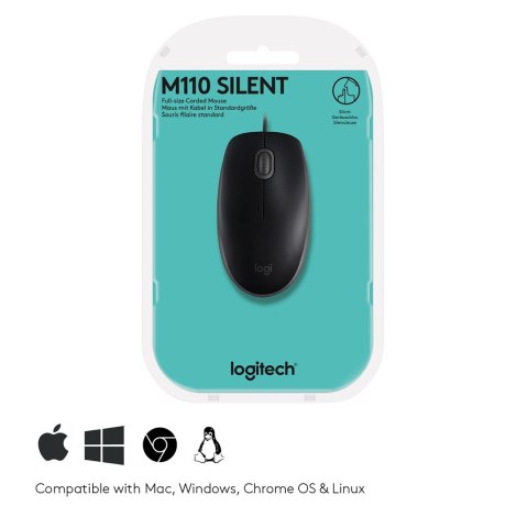 Mysz Logitech 910-005508 (optyczna; 1000 DPI; kolor czarny) Mysz Logitech 910-005508 (optyczna; 1000 DPI; kolor czarny)