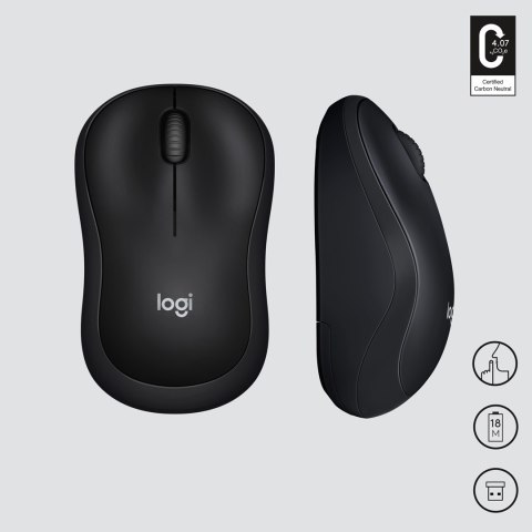 Mysz Logitech M220 Silent 910-004878 (optyczna; 1000 DPI; kolor czarny) Mysz Logitech M220 Silent 910-004878 (optyczna; 1000 DPI; kolor czarny)