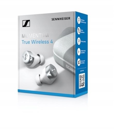 Słuchawki Sennheiser MOMENTUM True Wireless 4 MTW4 White Słuchawki Sennheiser MOMENTUM True Wireless 4 MTW4 White