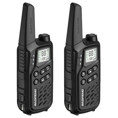 Krótkofalówka Baofeng BF-T25E czarna Krótkofalówka Baofeng BF-T25E czarna
