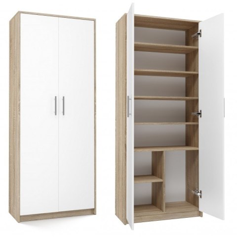 Szafa aktowa OLIV 2D 74x35xH180 sonoma/biały Szafa aktowa OLIV 2D 74x35xH180 sonoma/biały