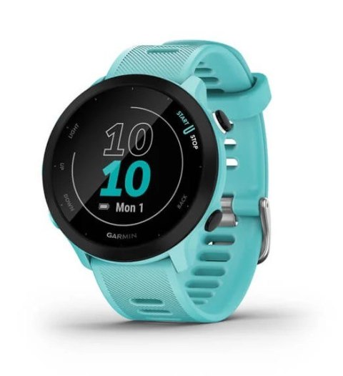 Zegarek Garmin Forerunner 55 42mm Turkusowy Zegarek Garmin Forerunner 55 42mm Turkusowy