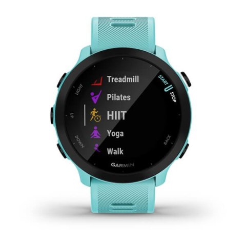 Zegarek Garmin Forerunner 55 42mm Turkusowy Zegarek Garmin Forerunner 55 42mm Turkusowy