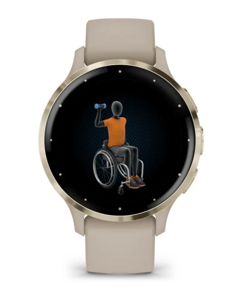 Zegarek Garmin Venu 3S 41mm Beżowy Zegarek Garmin Venu 3S 41mm Beżowy