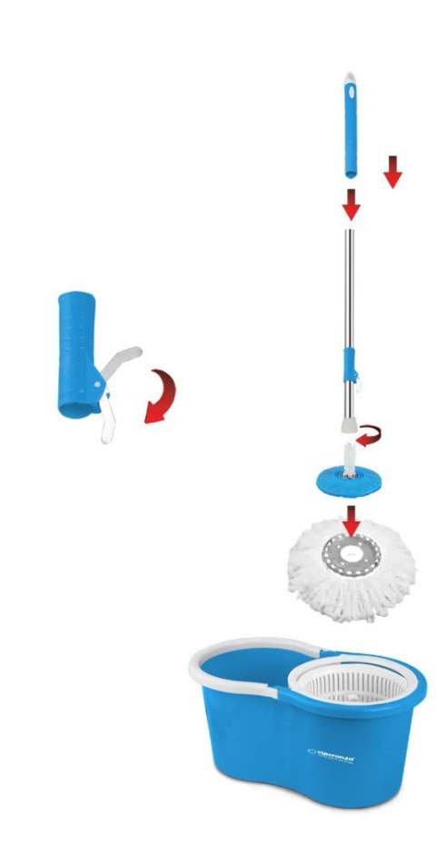 ESPERANZA MOP OBROTOWY PERFECT CLEAN EHS005 ESPERANZA MOP OBROTOWY PERFECT CLEAN EHS005