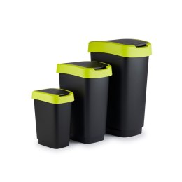 Rotho kosz na śmieci obrotowy TWIST limonkowy 10L