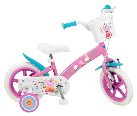 Rower dziecięcy 12" Świnka Peppa różowa 1195 Pink Rower dziecięcy 12" Świnka Peppa różowa 1195 Pink