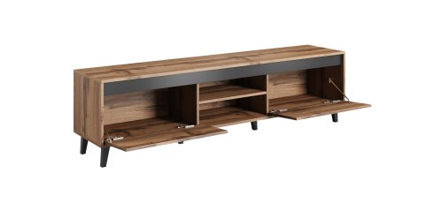 Szafka RTV NORD II 170cm dąb wotan/antracyt Szafka RTV NORD II 170cm dąb wotan/antracyt