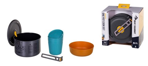 Zestaw garnków SEA TO SUMMIT Frontier UL 1P 3 Piece 2L Pot w/ M Bowl and Ins Mug Zestaw garnków SEA TO SUMMIT Frontier UL 1P 3 Piece 2L Pot w/ M Bowl and Ins Mug