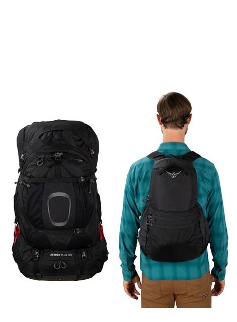Plecak trekkingowy OSPREY Aether Plus 100 czarny L/XL Plecak trekkingowy OSPREY Aether Plus 100 czarny L/XL