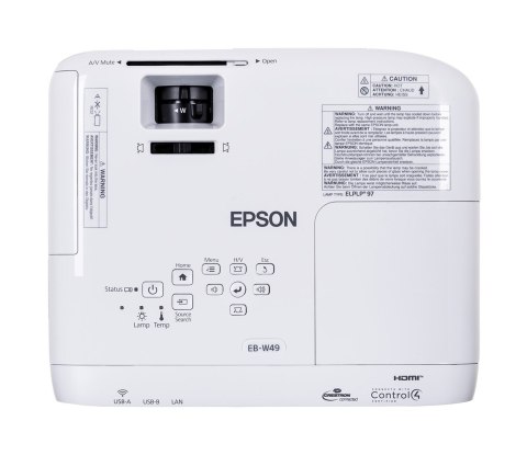 PROJEKTOR EPSON EB-W49 LCD, WXGA, 3800 ANSI, 16000:1 PROJEKTOR EPSON EB-W49 LCD, WXGA, 3800 ANSI, 16000:1