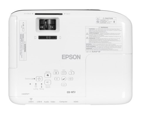 PROJEKTOR EPSON EB-W51 LCD, WXGA, 4000 ANSI, 16000:1 PROJEKTOR EPSON EB-W51 LCD, WXGA, 4000 ANSI, 16000:1