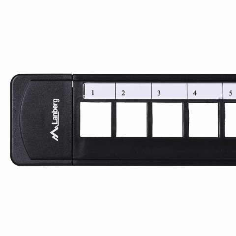 Patch panel Lanberg PPKS-1124-B (1U; 19") Patch panel Lanberg PPKS-1124-B (1U; 19")