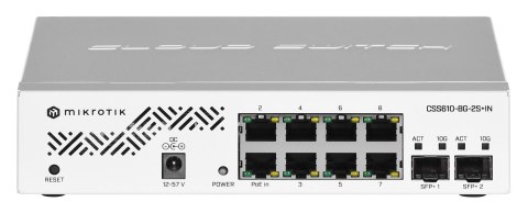 Switch Mikrotik CSS610-8G-2S+IN 10p Managed Gigabit/10G Switch Mikrotik CSS610-8G-2S+IN 10p Managed Gigabit/10G