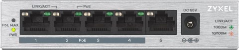 Switch Zyxel GS1005-HP 5p PoE (PoE+: 4) 60W Unmanaged Gigabit Switch Zyxel GS1005-HP 5p PoE (PoE+: 4) 60W Unmanaged Gigabit