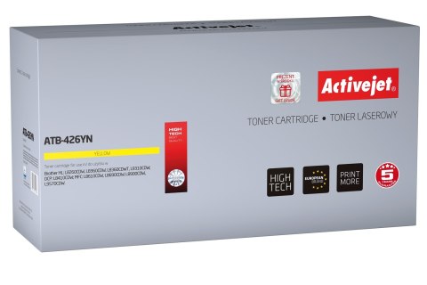 Activejet ATB-426YN Toner (zamiennik Brother TN-426Y; Supreme; 6500 stron; żółty) Activejet ATB-426YN Toner (zamiennik Brother TN-426Y; Supreme; 6500 stron; żółty)