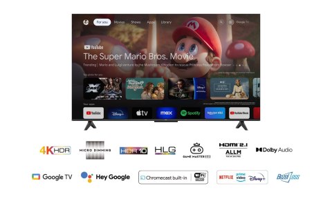Telewizor TCL 55P655 55" 4K Ultra HD Google TV Dolby Atmos DVB-T2 Tytan Telewizor TCL 55P655 55" 4K Ultra HD Google TV Dolby Atmos DVB-T2 Tytan