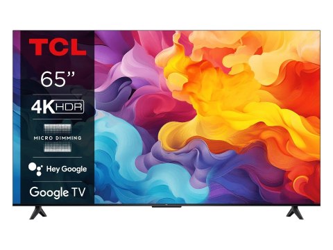 Telewizor TCL 65V6B LED 65'' 4K Ultra HD Google TV Dolby Audio DVB-T2 Czarny Telewizor TCL 65V6B LED 65'' 4K Ultra HD Google TV Dolby Audio DVB-T2 Czarny