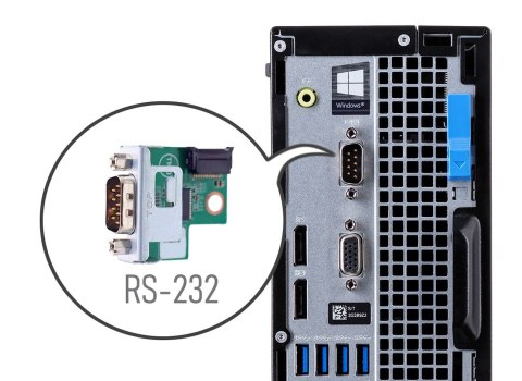 DELL OptiPlex 5060 i5-8500 16GB 256GB SSD SFF Win10pro dołożony specjalny moduł RS-232 UŻYWANY