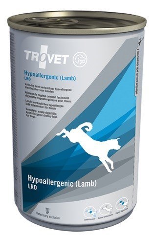 TROVET Hypoallergenic LRD z jagnięciną - mokra karma dla psa - 400 g TROVET Hypoallergenic LRD z jagnięciną - mokra karma dla psa - 400 g
