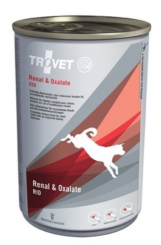 TROVET Renal & Oxalate RID z kurczakiem - mokra karma dla psa - 400 g TROVET Renal & Oxalate RID z kurczakiem - mokra karma dla psa - 400 g
