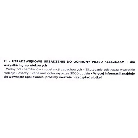 Odstraszacz kleszczy dla ludzi TickLess pomarańcz. Odstraszacz kleszczy dla ludzi TickLess pomarańcz.