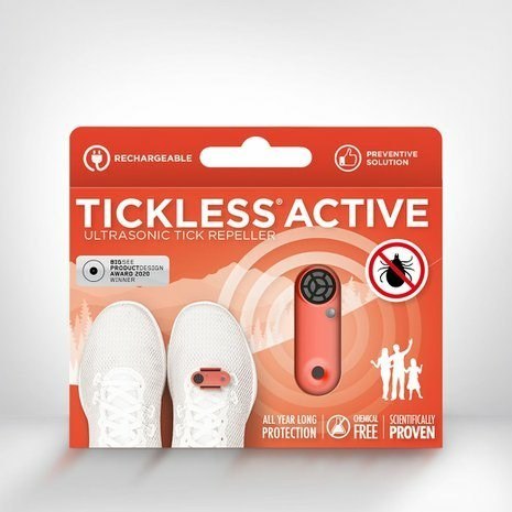 Odstraszacz kleszczy dla ludzi Tickless Active Coral Odstraszacz kleszczy dla ludzi Tickless Active Coral