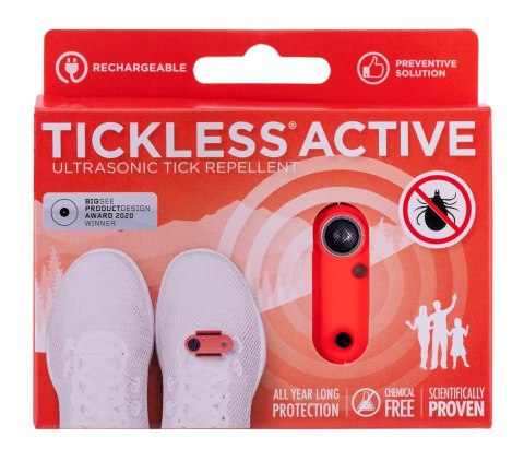 Odstraszacz kleszczy dla ludzi Tickless Active Coral Odstraszacz kleszczy dla ludzi Tickless Active Coral