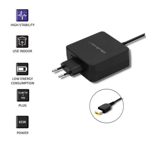 QOLTEC ZASILACZ DO LENOVO | 65W | 20V | 3.25A | SLIM TIP QOLTEC ZASILACZ DO LENOVO | 65W | 20V | 3.25A | SLIM TIP