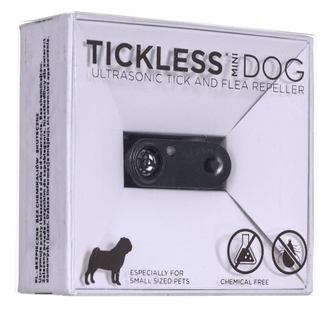 Tickless Pet Mini odstraszacz pcheł i kleszczy dla psów i kotów - czarny Tickless Pet Mini odstraszacz pcheł i kleszczy dla psów i kotów - czarny