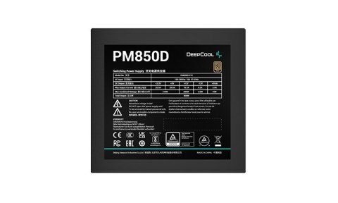 Zasilacz DeepCool PM850D 850W 80 Plus Gold Zasilacz DeepCool PM850D 850W 80 Plus Gold