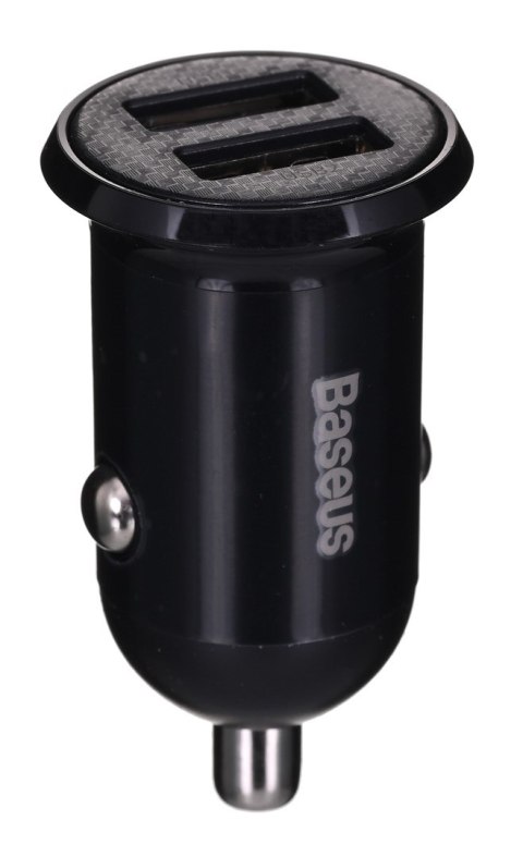 BASEUS ŁADOWARKA SAMOCHODOWA 2X USB 4.8A (CZARNA) BASEUS ŁADOWARKA SAMOCHODOWA 2X USB 4.8A (CZARNA)