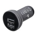 BASEUS ŁADOWARKA SAMOCHODOWA Z WYŚWIETLACZEM,2XUSB
