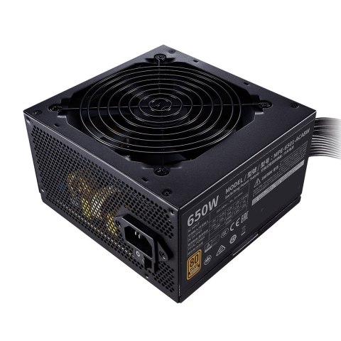 COOLER MASTER ZASILACZ MWE BRONZE 80+ 650W V2 230V MPE-6501-ACABW-BEU COOLER MASTER ZASILACZ MWE BRONZE 80+ 650W V2 230V MPE-6501-ACABW-BEU