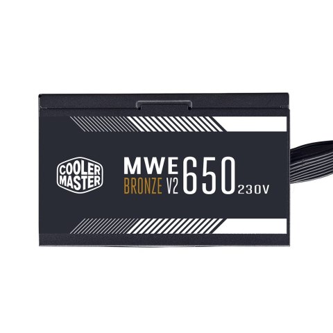 COOLER MASTER ZASILACZ MWE BRONZE 80+ 650W V2 230V MPE-6501-ACABW-BEU COOLER MASTER ZASILACZ MWE BRONZE 80+ 650W V2 230V MPE-6501-ACABW-BEU