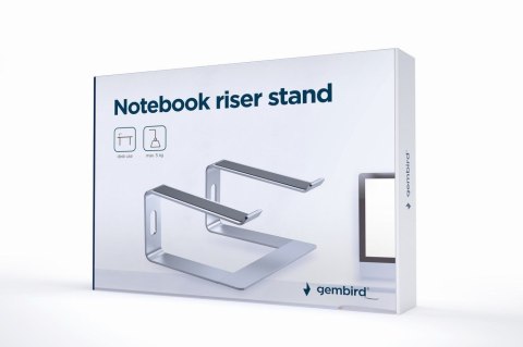 GEMBIRD PODSTAWKA DO NOTEBOOKA 15,6" SREBRNA GEMBIRD PODSTAWKA DO NOTEBOOKA 15,6" SREBRNA