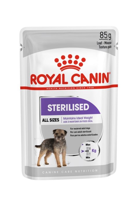 ROYAL CANIN CCN Sterilised Loaf - mokra karma dla psa dorosłego - 12x85 g ROYAL CANIN CCN Sterilised Loaf - mokra karma dla psa dorosłego - 12x85 g
