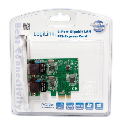 Logilink | Karta sieciowa | Ethernet | Fast Ethernet | Gigabit Ethernet | PCI Express 2.0 Logilink | Karta sieciowa | Ethernet | Fast Ethernet | Gigabit Ethernet | PCI Express 2.0