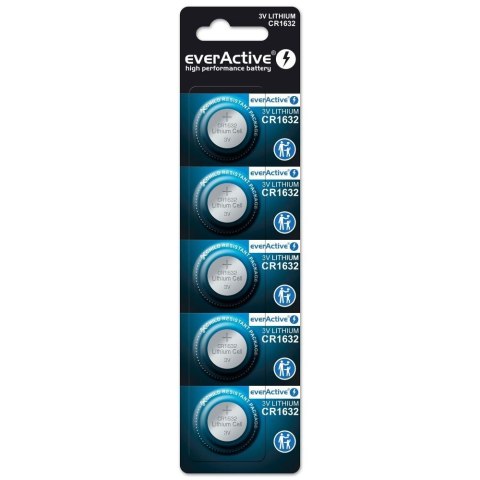 EVERACTIVE BATERIA LITOWA CR1632 BLISTER 5 SZT. CR16325BL EVERACTIVE BATERIA LITOWA CR1632 BLISTER 5 SZT. CR16325BL