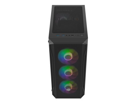 FURY OBUDOWA KOMPUTEROWA FURY SHOBO SH4F RGB MIDI Z OKNEM CZARNA FURY OBUDOWA KOMPUTEROWA FURY SHOBO SH4F RGB MIDI Z OKNEM CZARNA