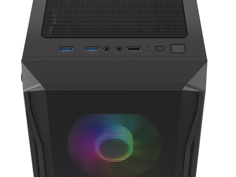 FURY OBUDOWA KOMPUTEROWA FURY SHOBO SH4F RGB MIDI Z OKNEM CZARNA FURY OBUDOWA KOMPUTEROWA FURY SHOBO SH4F RGB MIDI Z OKNEM CZARNA