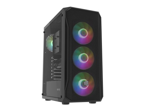 FURY OBUDOWA KOMPUTEROWA FURY SHOBO SH4F RGB MIDI Z OKNEM CZARNA FURY OBUDOWA KOMPUTEROWA FURY SHOBO SH4F RGB MIDI Z OKNEM CZARNA