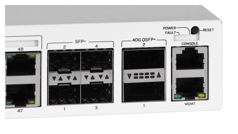 Switch Mikrotik CRS354-48P-4S+2Q+RM 53p PoE (PoE+: 48;) 700W Managed Fast/Gigabit/10G Switch Mikrotik CRS354-48P-4S+2Q+RM 53p PoE (PoE+: 48;) 700W Managed Fast/Gigabit/10G