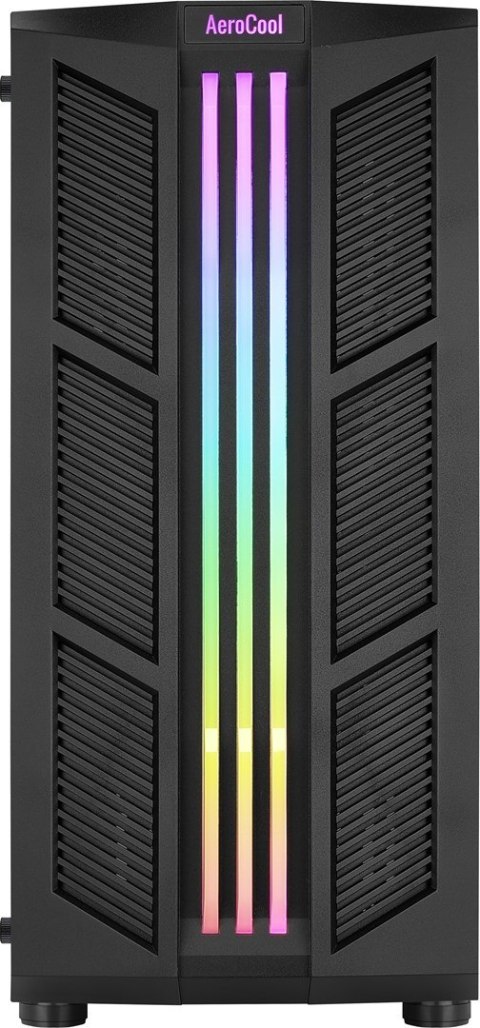 OBUDOWA AEROCOOL PGS PRIME-G-BK-v1 RGB czarna OBUDOWA AEROCOOL PGS PRIME-G-BK-v1 RGB czarna