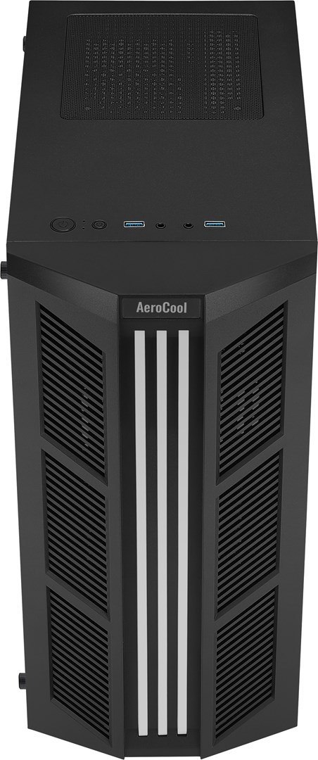 OBUDOWA AEROCOOL PGS PRIME-G-BK-v1 RGB czarna OBUDOWA AEROCOOL PGS PRIME-G-BK-v1 RGB czarna